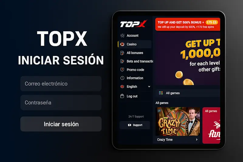 Topx iniciar sesión — guía paso a paso