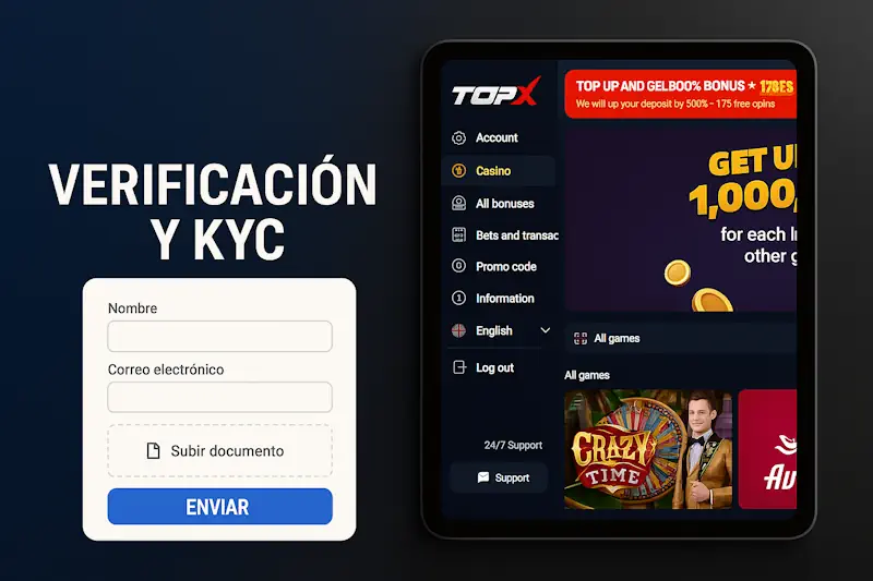 Verificación y KYC en topx online