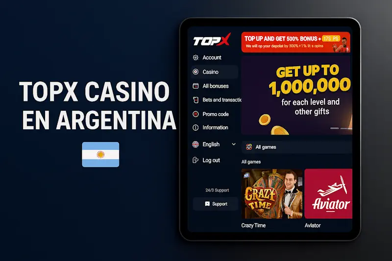 Topx casino online Argentina jugá y ganá